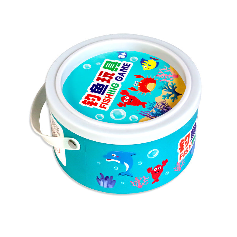Wooden Magnetic Fishing Game for Kids