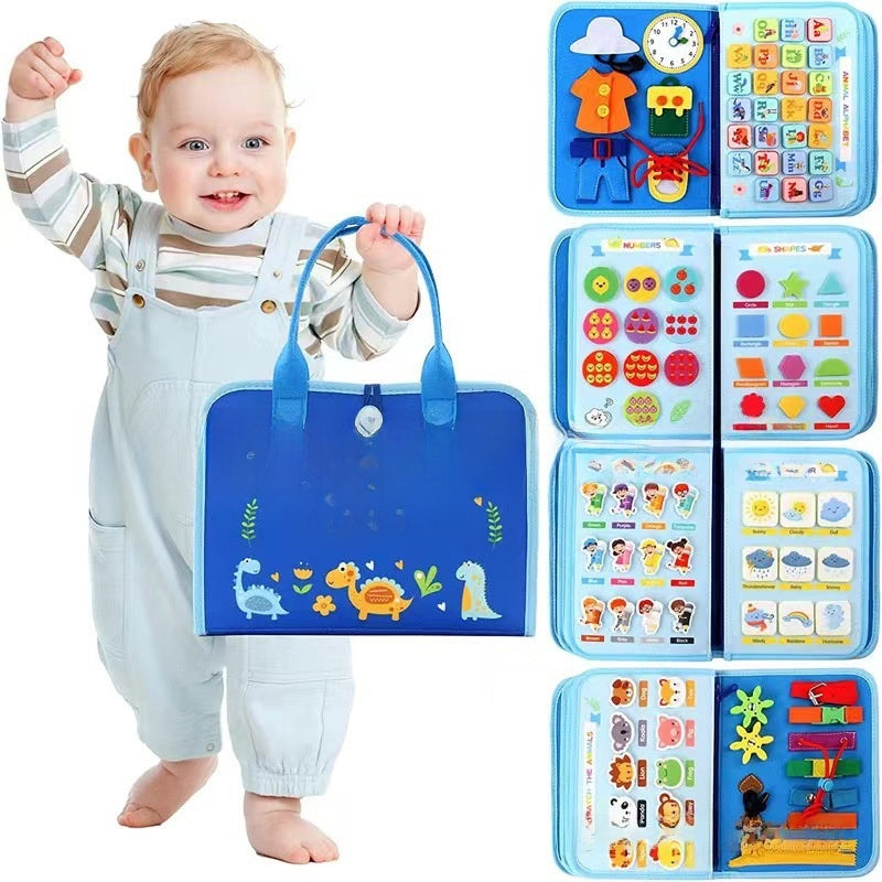 Montessori Educational Felt Activity Board for Children