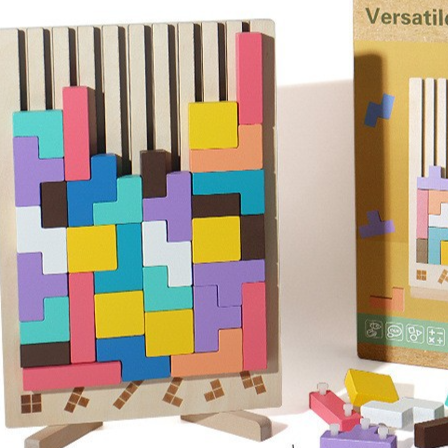 Wooden Blocks Tetris