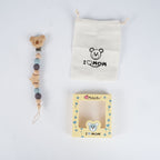 Baby Pacifier Chain Teether with Animal Design