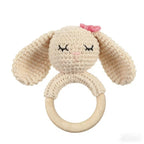 Baby Rattle with Wooden Ring Sound Toy