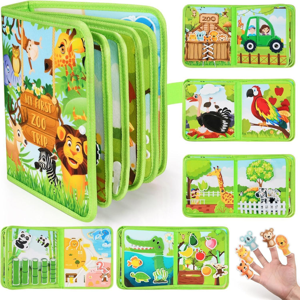 Educational Felt Activity Book for Children