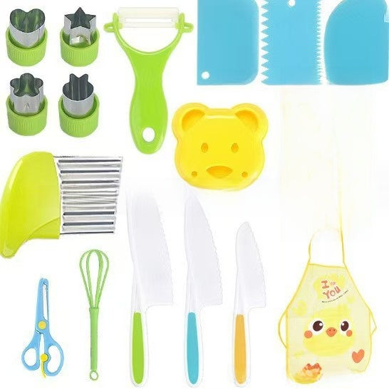 Children Plastic Kitchen Cutting Set