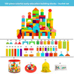 Wooden building blocks