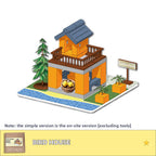 DIY Construction Master Handmade Real Brick Cement House Building Toy