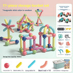 Magnetic Educational Building Blocks for Children