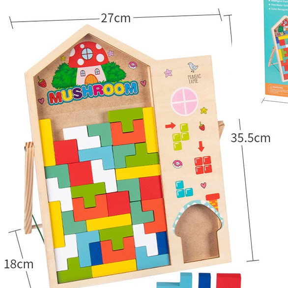 Wooden Blocks Tetris