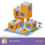 DIY Construction Master Handmade Real Brick Cement House Building Toy
