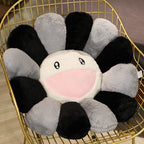 Colorful Plush Flower Cushion Mat