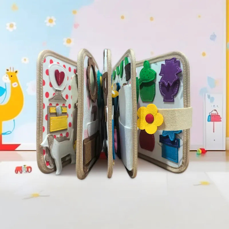 Educational Felt Activity Book for Children