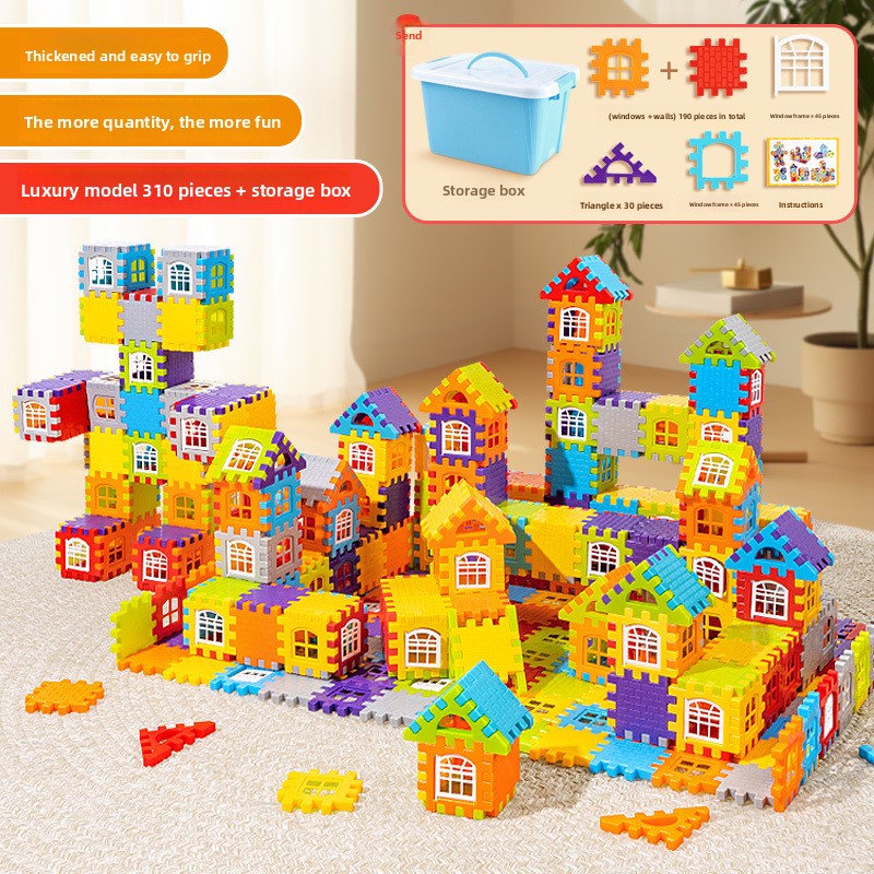 Large-piece building blocks for children