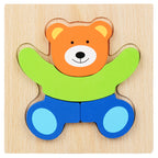Wooden 3D Puzzle Educational Toy