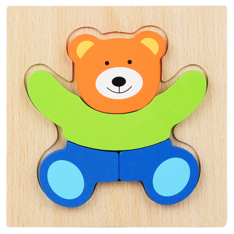 Wooden 3D Puzzle Educational Toy
