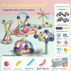 Magnetic Educational Building Blocks for Children