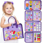 Montessori Educational Felt Activity Board for Children