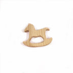 Wooden Baby Rattle Teether Toy