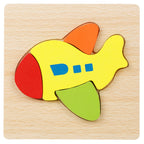 Wooden 3D Puzzle Educational Toy