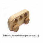 Wooden Baby Rattle Teether Toy