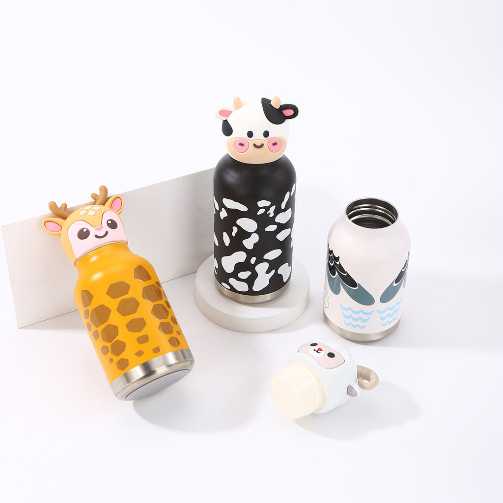 Cute Animal Stainless Steel Thermos Cup for Children