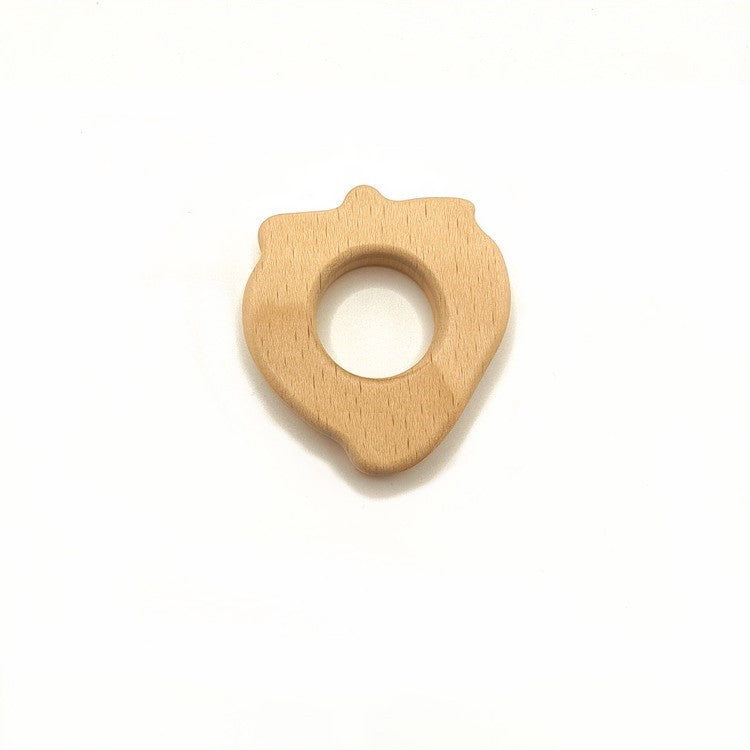 Wooden Baby Rattle Teether Toy