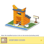 DIY Construction Master Handmade Real Brick Cement House Building Toy
