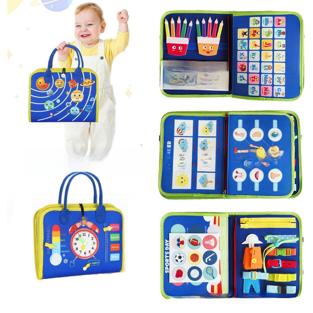 Montessori Educational Felt Activity Board for Children