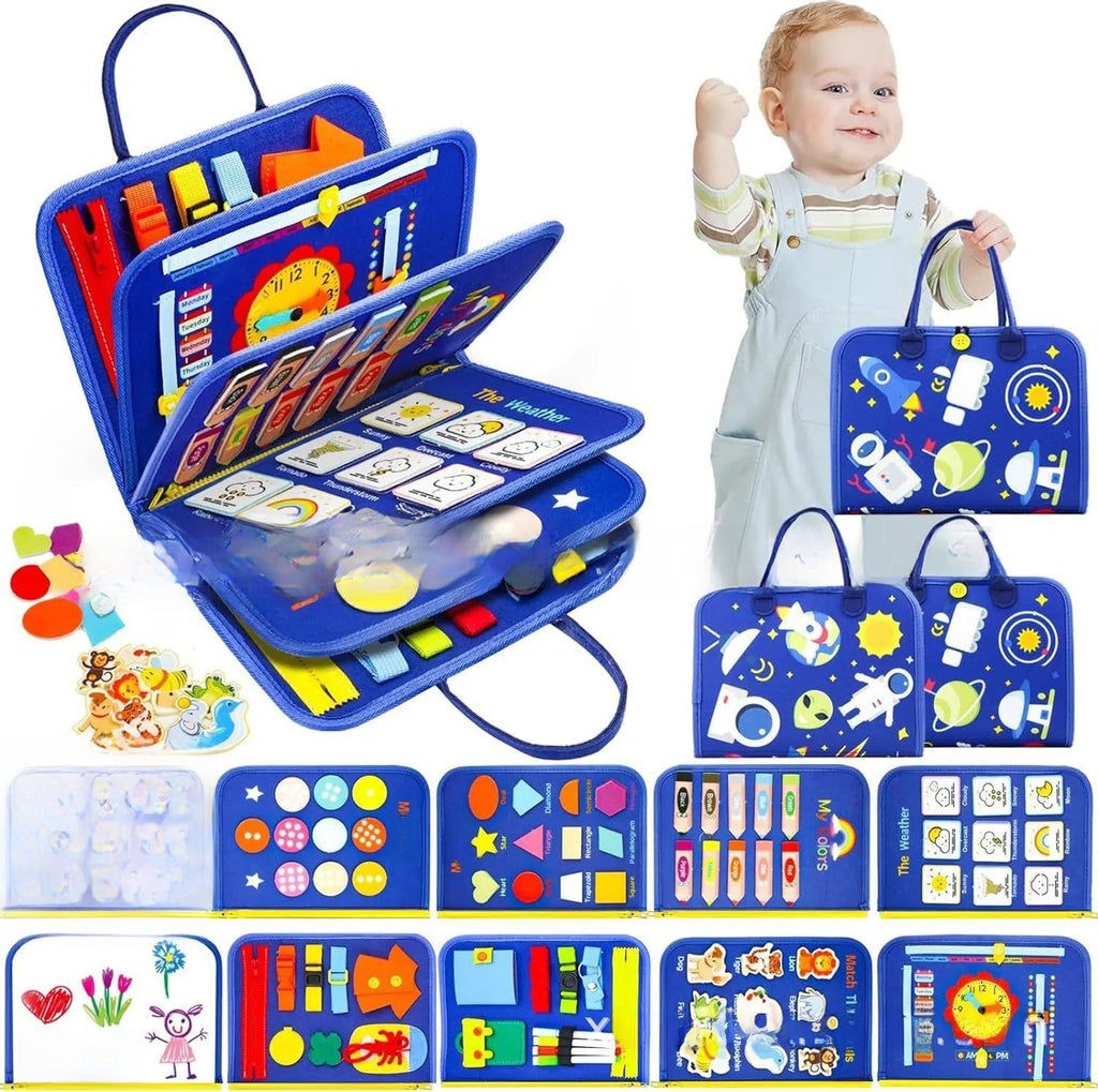 Montessori Educational Felt Activity Board for Children
