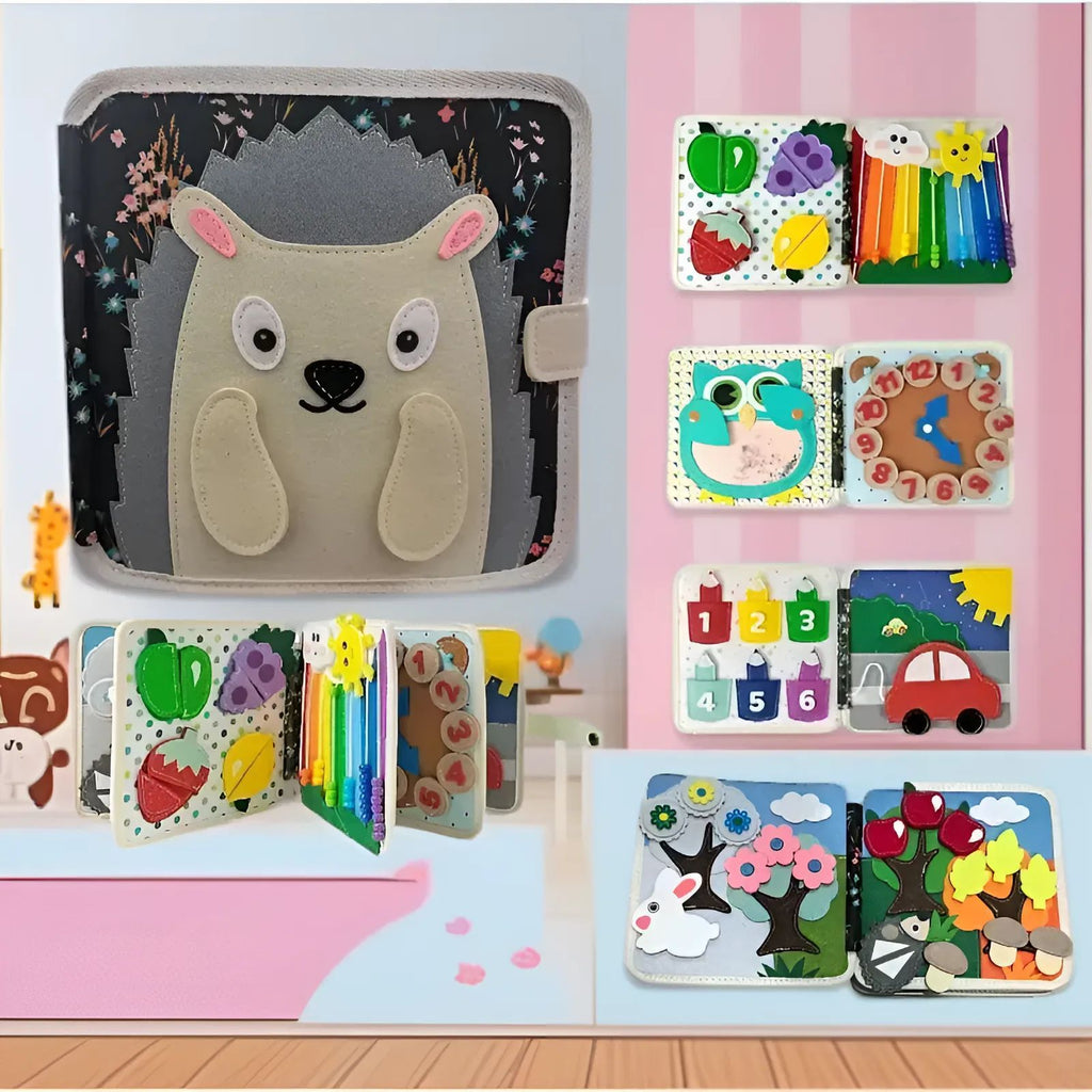 Educational Felt Activity Book for Children
